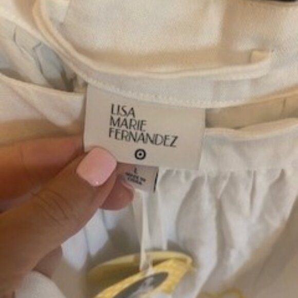 Lisa Marie Fernandez Large Ric Rac Flare Sleeve Dress - Picture 8 of 8